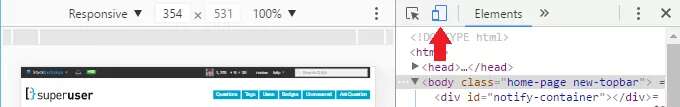Mobile toggle